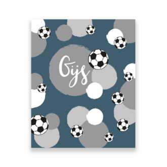 deken voetbal met naam voor de kinderkamer hiphuisje