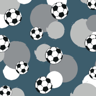 258 x 240 voetbal behang blauw grijs