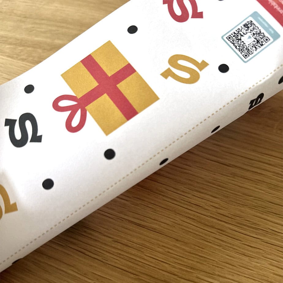 pepernoten zakje stippellijn vouwen hiphuisje