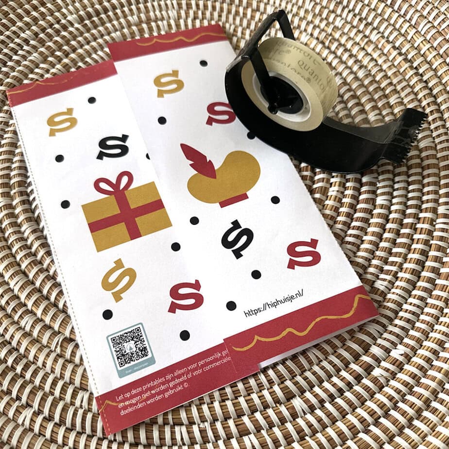 pepernotenzakje plakband hiphuisje