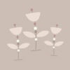 XL behang bloemen naturel meisjeskamer