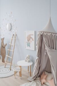 kindvriendelijke verf en afwerking voor de kinderkamer