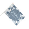 Geboortevlag blauwe ruitjes 2 geboortevlag blauwe ruitjes met naam geboorteaankondiging baby jongetje