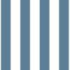 behang met blauwe streepjes
