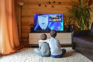 tv meubel in de kinderkamer