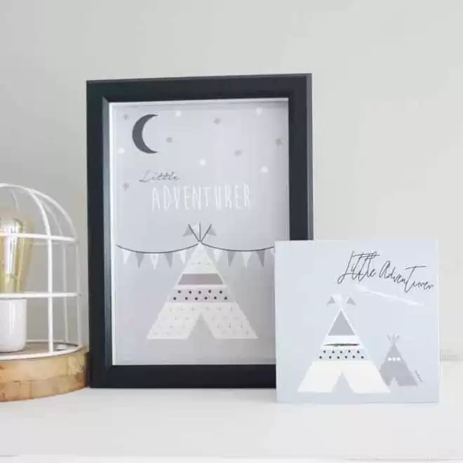 decoblok tipi decoratie kinderkamer blauw grijs hiphuisje 3