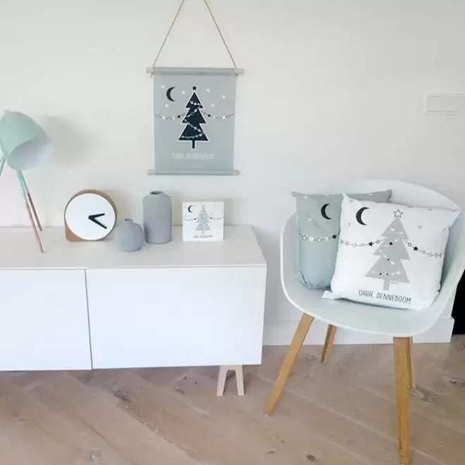 decoratie kerst kinderkamer speelhoek woonkamer kerstversiering hiphuisje 4