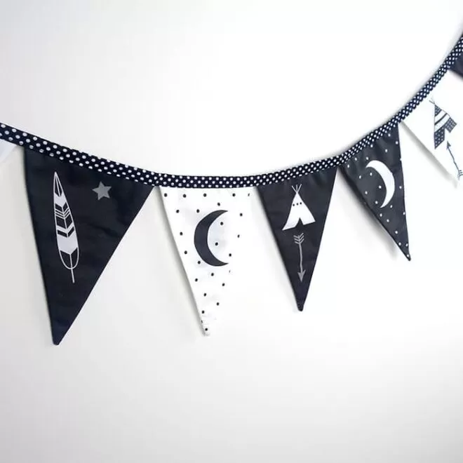 detail vlaggetjeslijn kinderkamerstyling hiphuisje 3