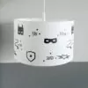 hanglamp superhero zwartwit superhelden hiphuisje 2