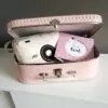 kraamcadeau meisje baby girl roze muziekdoosje koffertje babykamer hiphuisje