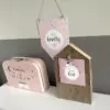 kraamcadeau roze meisje meisjeskamer babykamer babyshower kraamfeest hiphuisje
