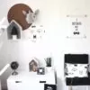 superhero poster kussen behang zwartwit kinderkamer accessoires jongenskamer hiphuisje 1
