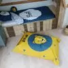 zitzak okergeel leeuw kinderkamerstyling hiphuisje