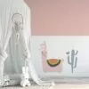 muursticker lama cactus inrichting babykamer kinderkamer hiphuisje