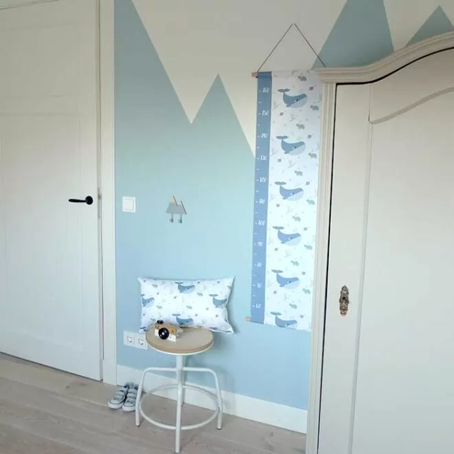 groeimeter walvis styling kinderkamer hiphuisje