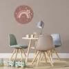 sfeer muurcirkel regenboog roest bruin 40 cm