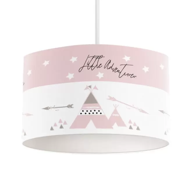 hanglamp roze tipi meisjeskamer hiphuisje