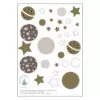 kleine muurstickers met planeten en sterren hip huisje