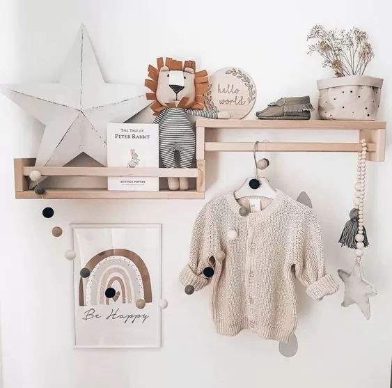 Ikea Bekvam babykamer plankjes