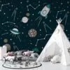 xl behang fotobehang ruimtevaart kinderkamer hip behang hiphuisje
