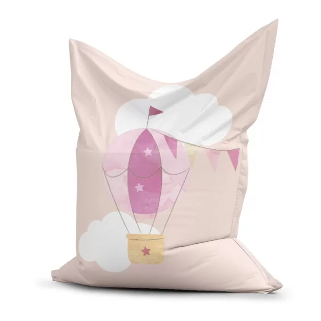 zitzak luchtballon roze kopieren