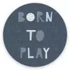 muurcirkel tennis born to play hiphuisje kopiëren