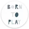 muurcirkel tennis born to play wit hiphuisje kopiëren
