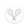 muurcirkel tennis wit blauw kinderkamer decoratie hiphuisje kopiëren
