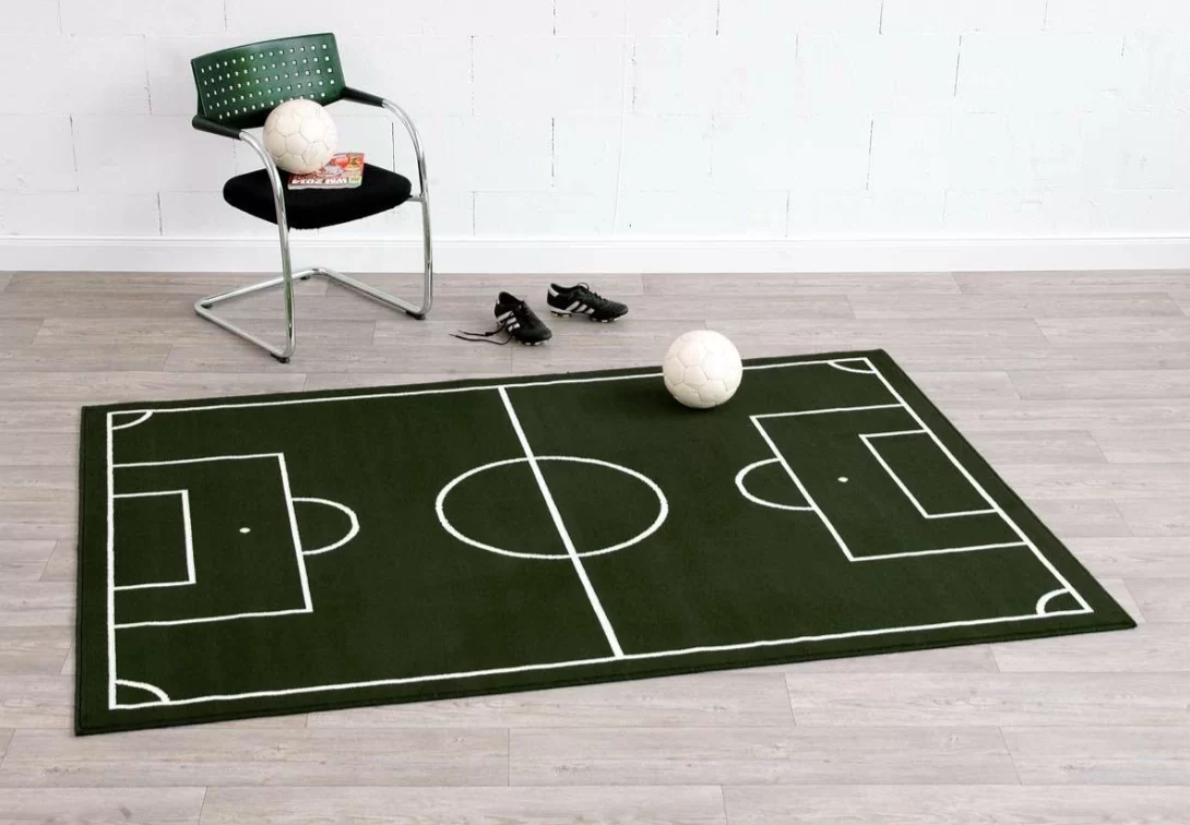 vloerkleed voetbalveld