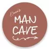 muurcirkel mancave bruin jongenskamer hiphuisje
