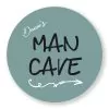 muurcirkel oudgroen man cave hiphuisje