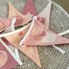 vlaggenlijn ijsjes roze kinderkamer hiphuisje